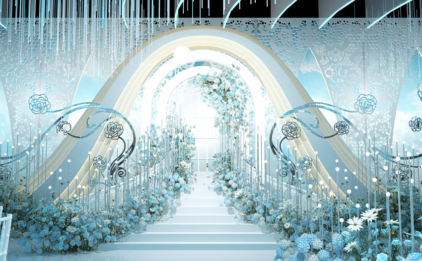 汉滨釡香烙馍村水晶厅效果展示